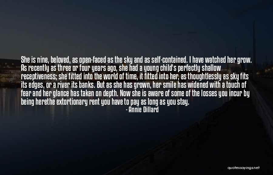 The Loss Of A Young Child Quotes By Annie Dillard The Loss Of A Young Child Quotes By Annie Dillard