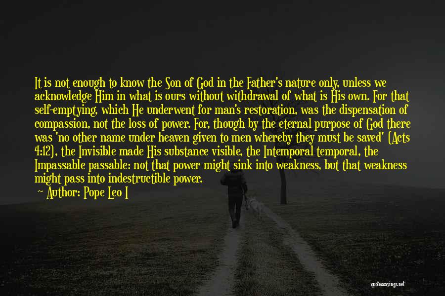 The Loss Of Your Father Quotes By Pope Leo I