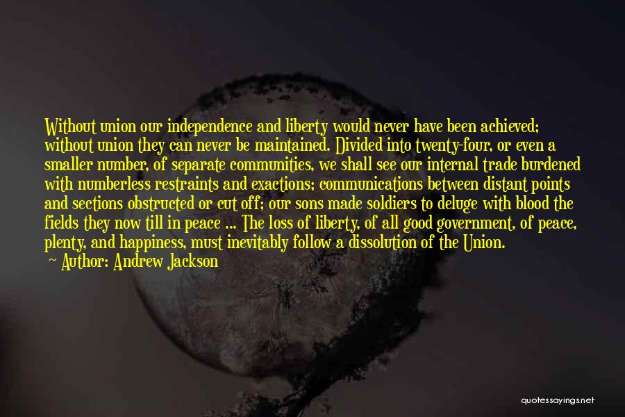 The Loss Of Your Son Quotes By Andrew Jackson