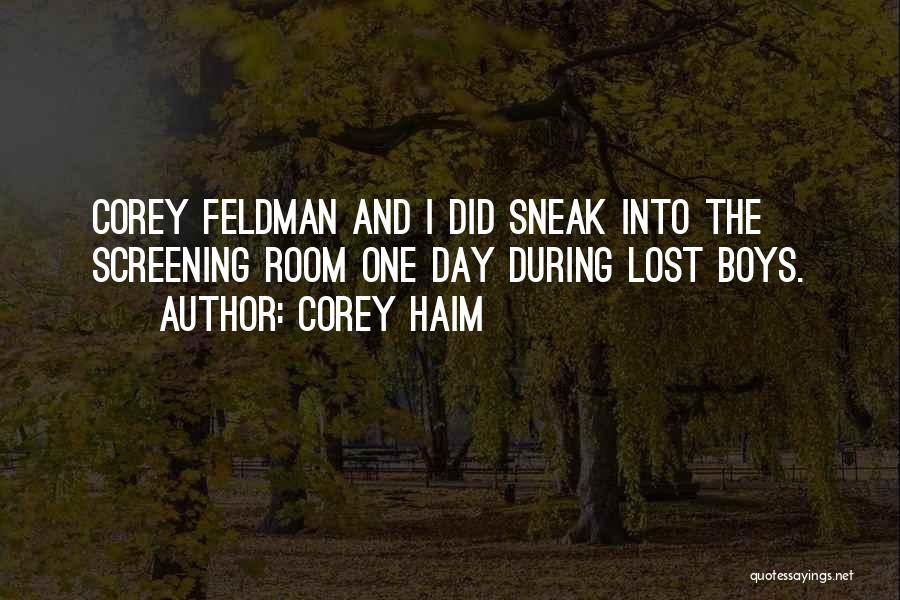 The Lost Boys Quotes By Corey Haim