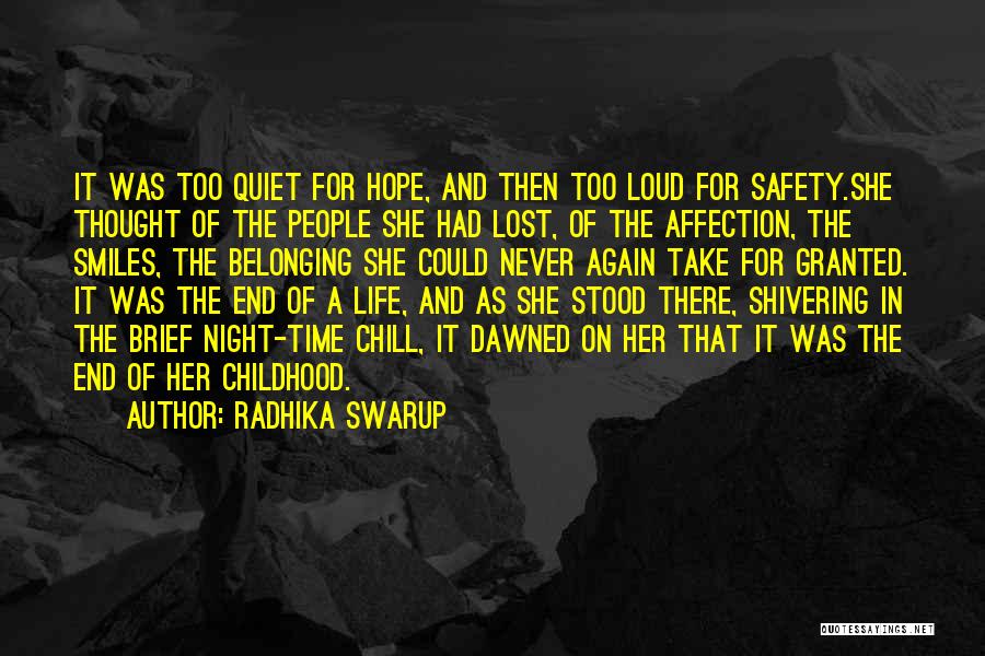 The Lost Thing Belonging Quotes By Radhika Swarup