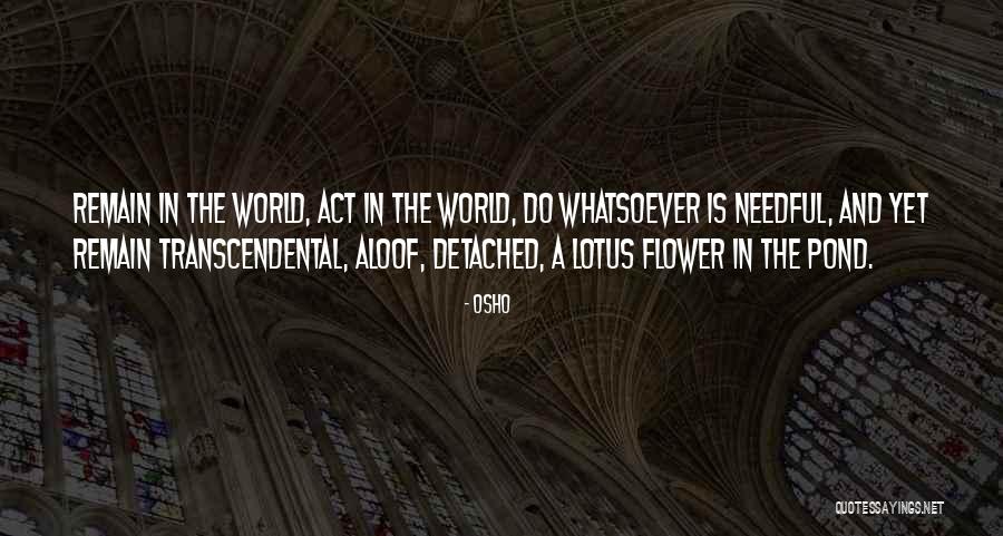 The Lotus Quotes By Osho The Lotus Quotes By Osho