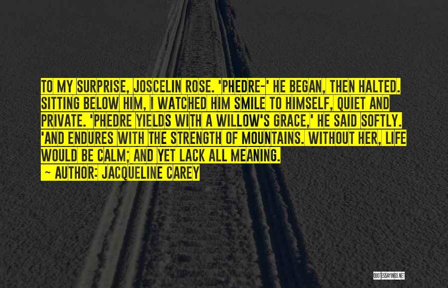 The Love Below Quotes By Jacqueline Carey