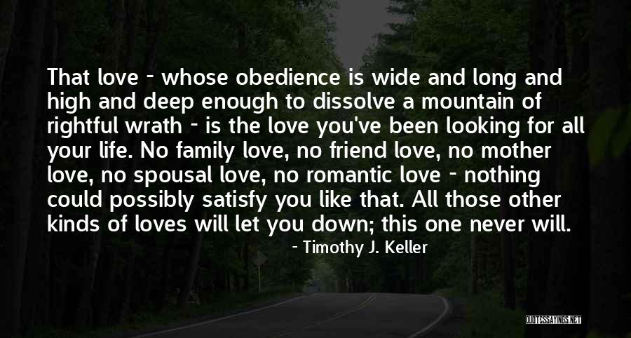 The Love For Your Family Quotes By Timothy J. Keller