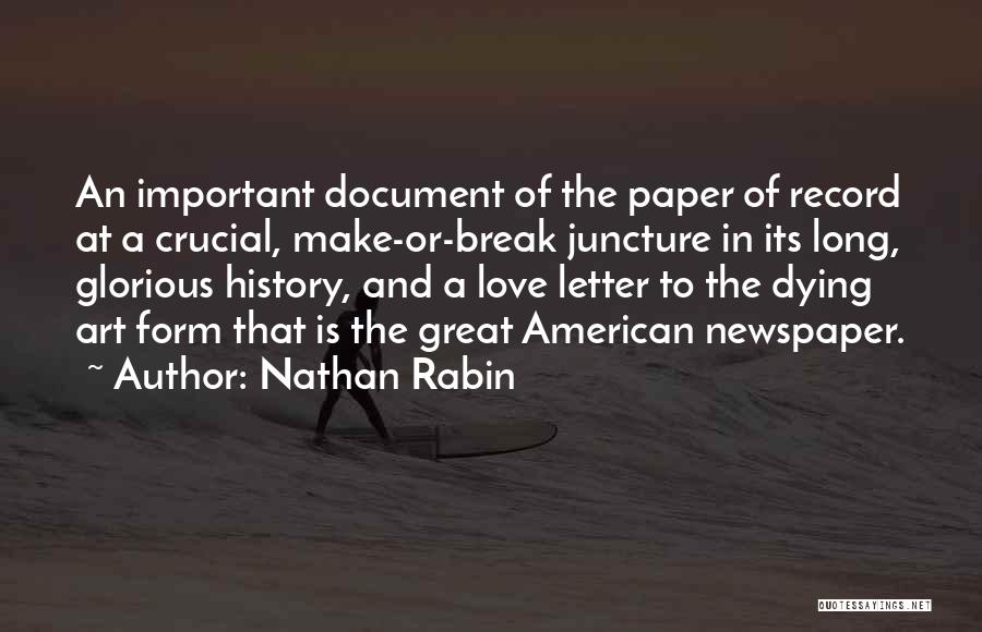 The Love Letter Quotes By Nathan Rabin