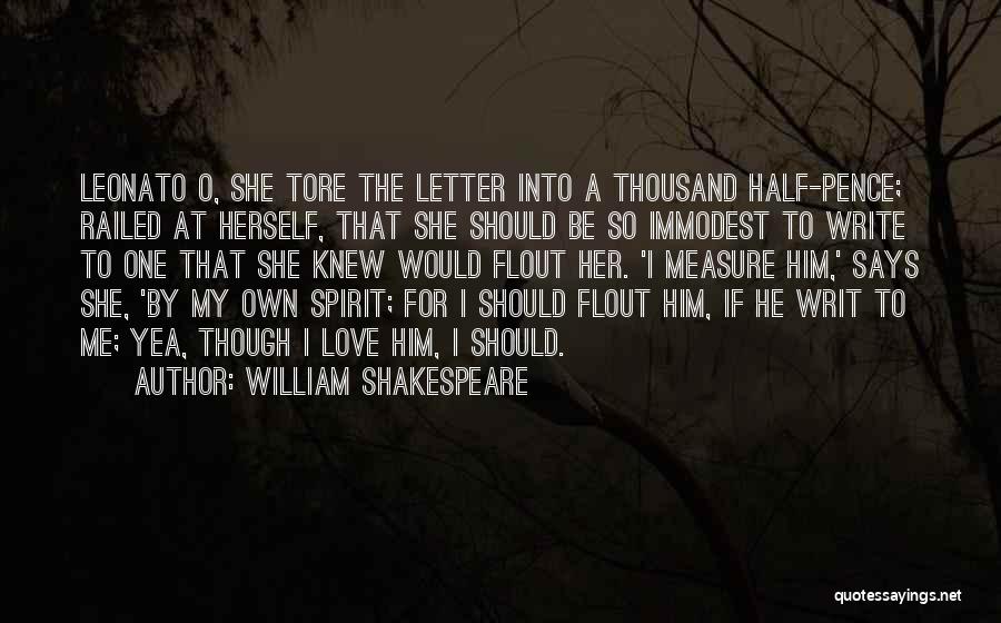 The Love Letter Quotes By William Shakespeare
