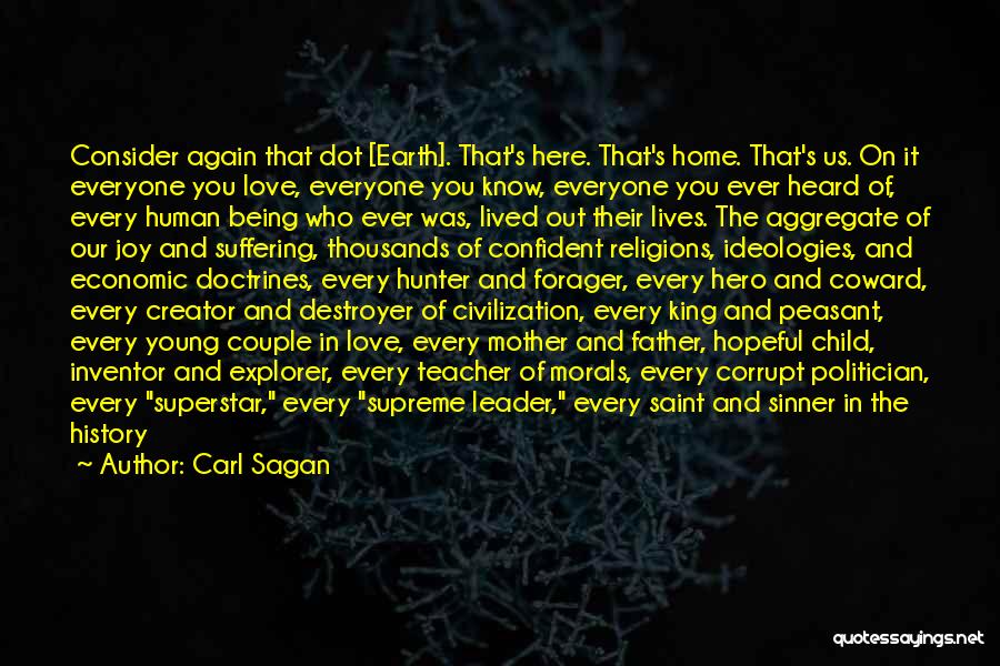 The Love Of A Mother And Child Quotes By Carl Sagan