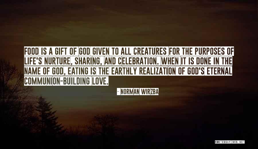 The Love Of Food Quotes By Norman Wirzba