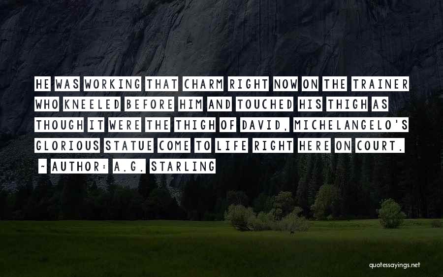 The Love Of The Game Quotes By A.G. Starling