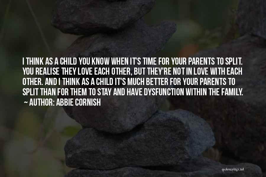 The Love You Have For Your Family Quotes By Abbie Cornish