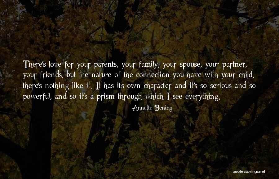 The Love You Have For Your Family Quotes By Annette Bening