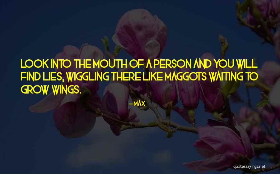 The Maggots Quotes By Max The Maggots Quotes By Max