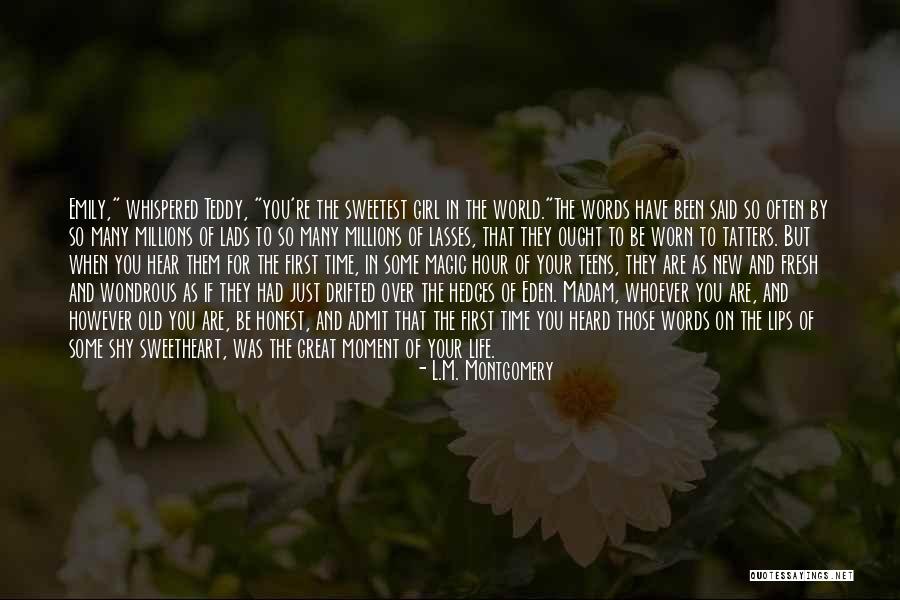 The Magic Hour Quotes By L.M. Montgomery The Magic Hour Quotes By L.M. Montgomery