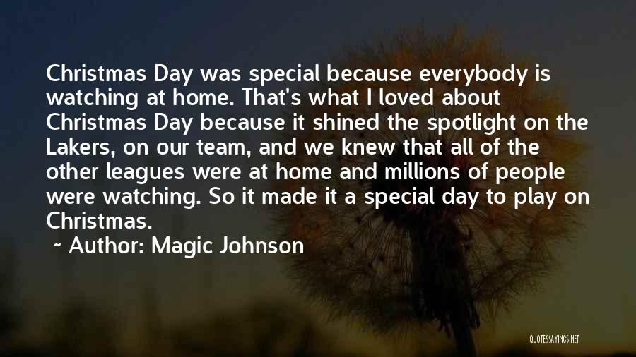 The Magic Of Christmas Quotes By Magic Johnson