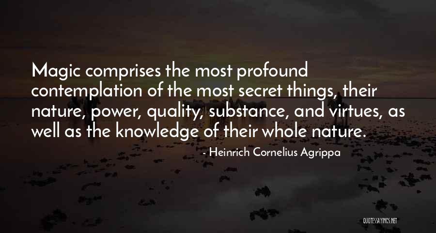 The Magic Of Nature Quotes By Heinrich Cornelius Agrippa