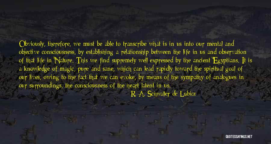 The Magic Of Nature Quotes By R. A. Schwaller De Lubicz