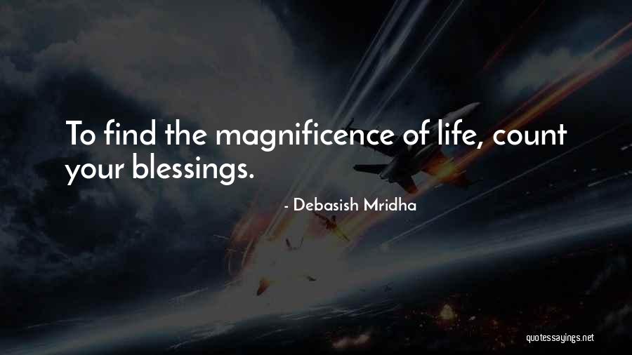 The Magnificence Of Life Quotes By Debasish Mridha