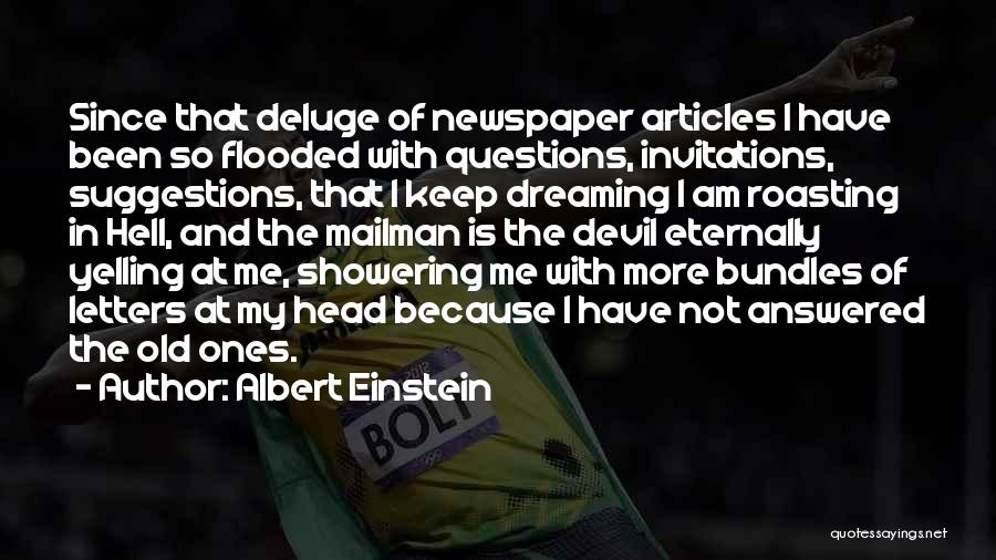 The Mailman Quotes By Albert Einstein