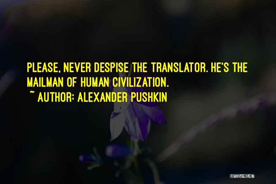 The Mailman Quotes By Alexander Pushkin