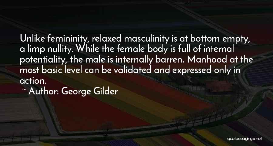 The Male Body Quotes By George Gilder