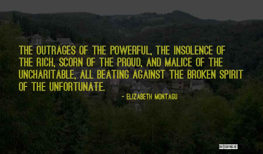 The Malice Quotes By Elizabeth Montagu The Malice Quotes By Elizabeth Montagu