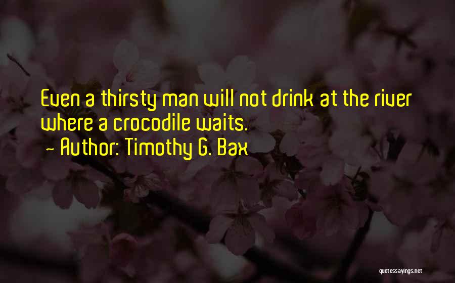 The Man Who Waits Quotes By Timothy G. Bax