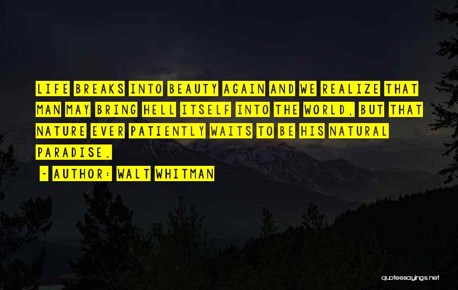 The Man Who Waits Quotes By Walt Whitman