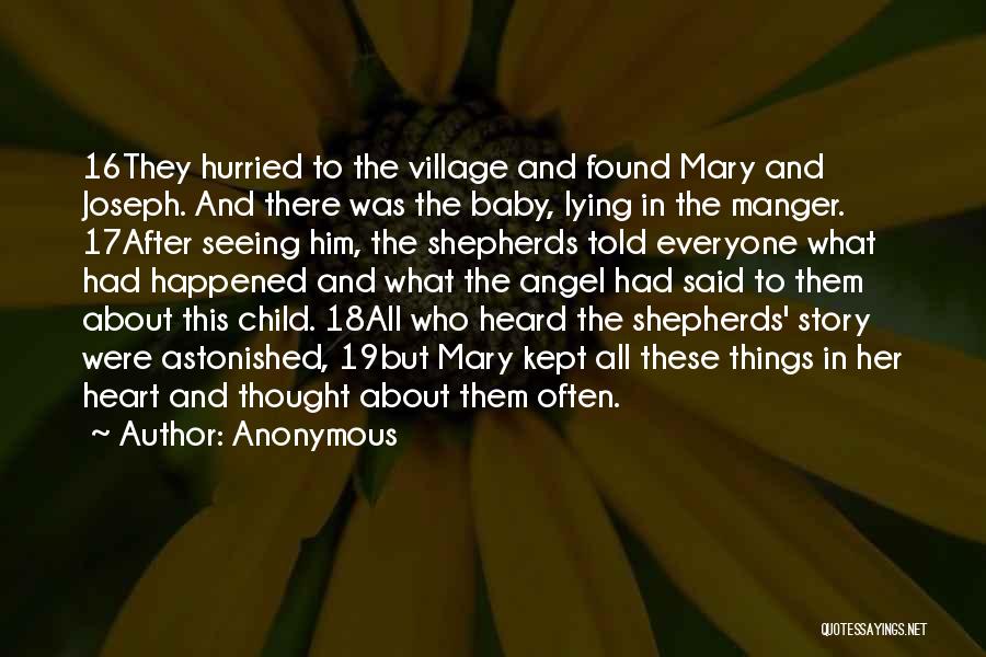 The Manger Quotes By Anonymous