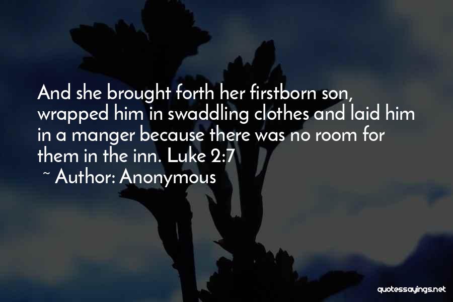 The Manger Quotes By Anonymous