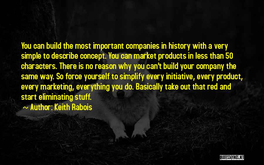 The Marketing Concept Quotes By Keith Rabois