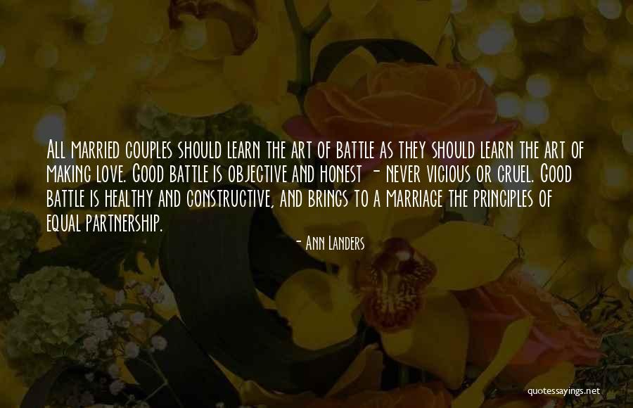 The Married Couples Quotes By Ann Landers The Married Couples Quotes By Ann Landers