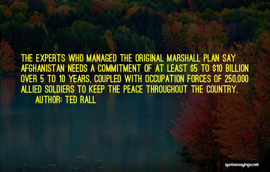 The Marshall Plan Quotes By Ted Rall
