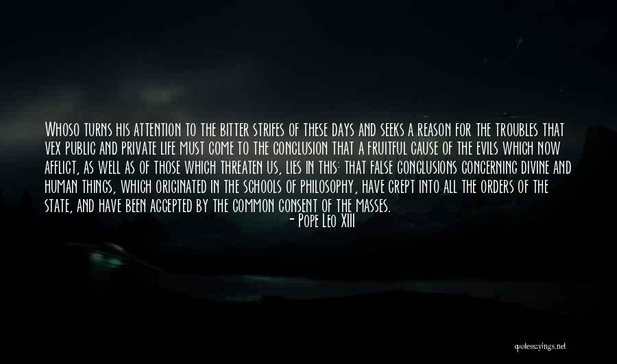 The Masses And The State Quotes By Pope Leo XIII The Masses And The State Quotes By Pope Leo XIII