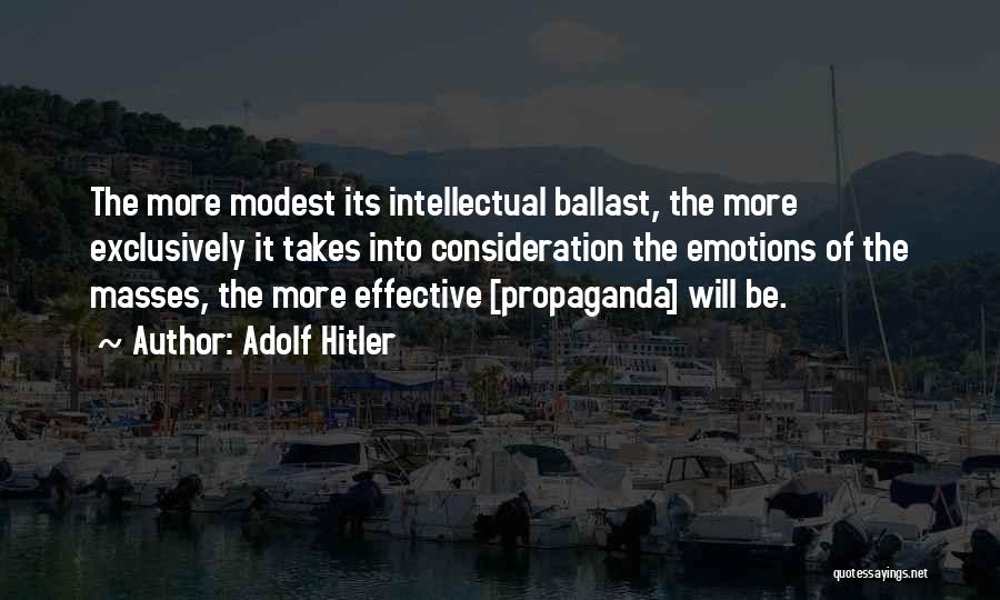 The Masses Quotes By Adolf Hitler