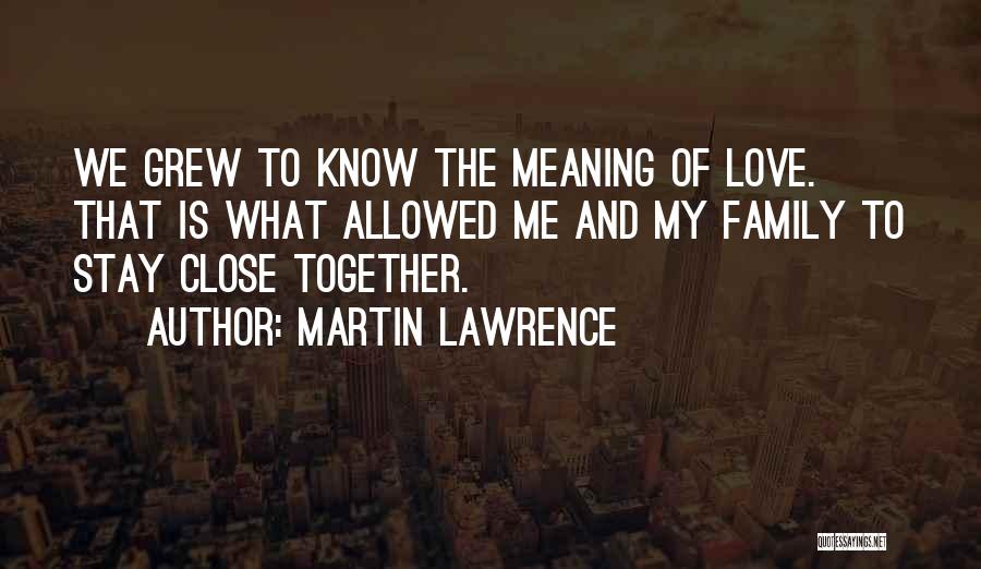 The Meaning Of Family Quotes By Martin Lawrence
