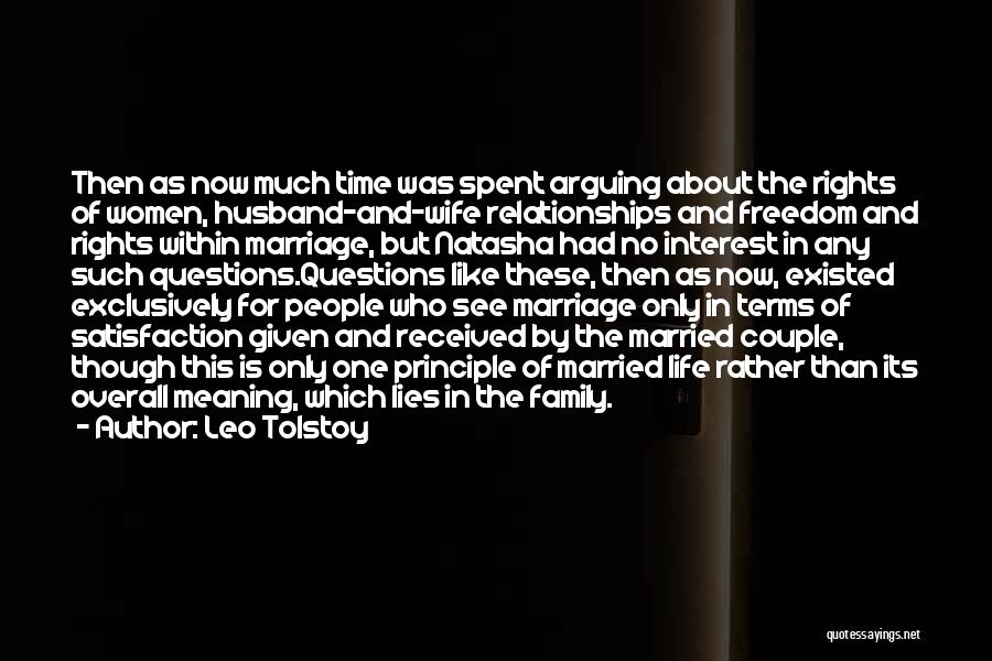 The Meaning Of Marriage Quotes By Leo Tolstoy