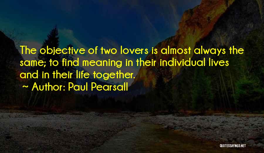 The Meaning Of Relationship Quotes By Paul Pearsall