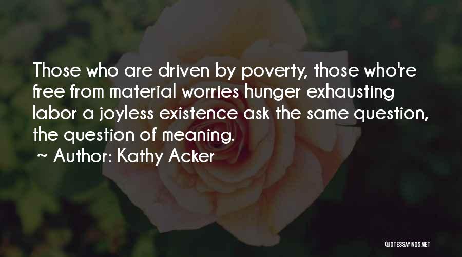 The Meaning Quotes By Kathy Acker