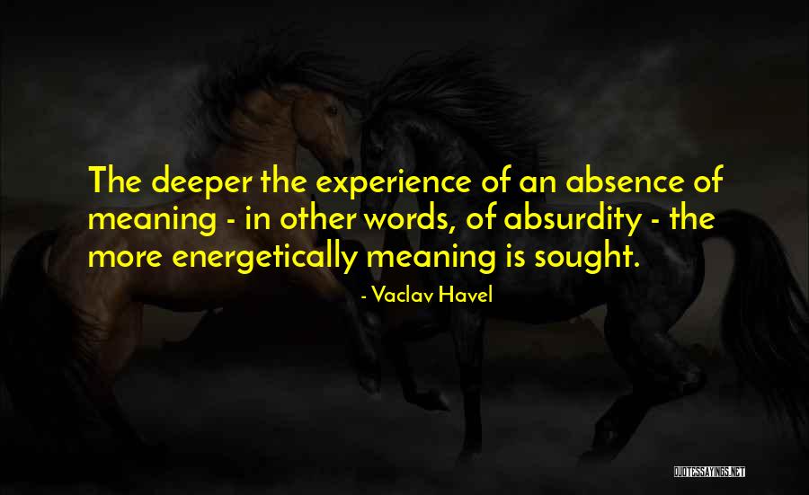 The Meaning Quotes By Vaclav Havel