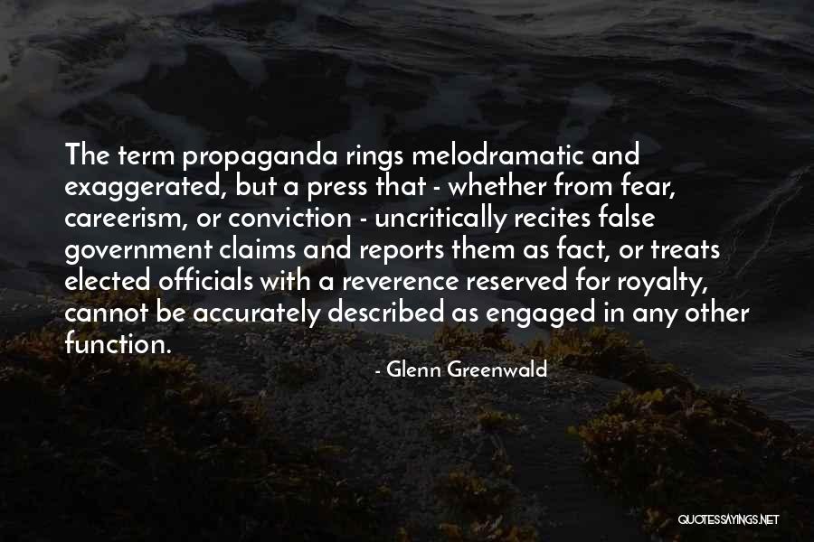 The Media Lies Quotes By Glenn Greenwald