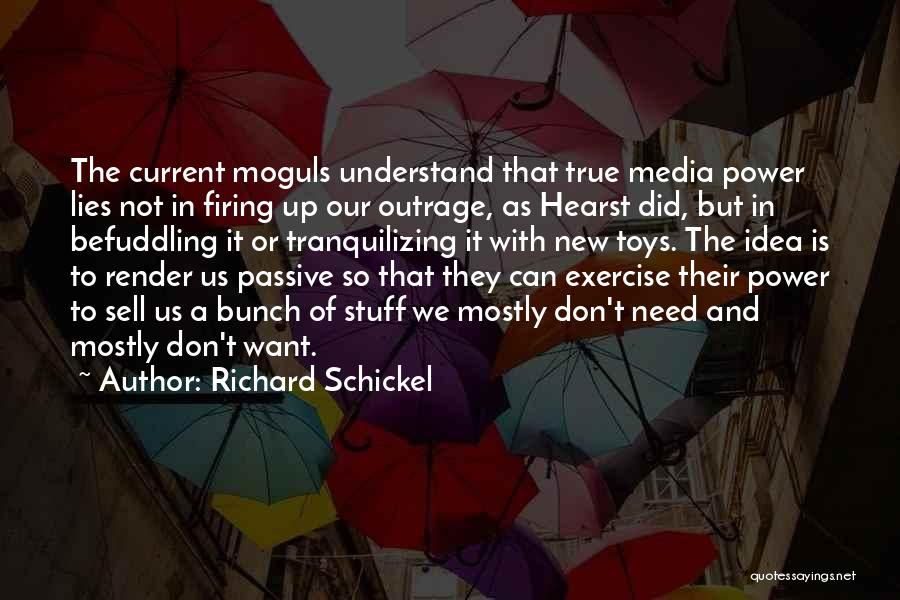 The Media Lies Quotes By Richard Schickel