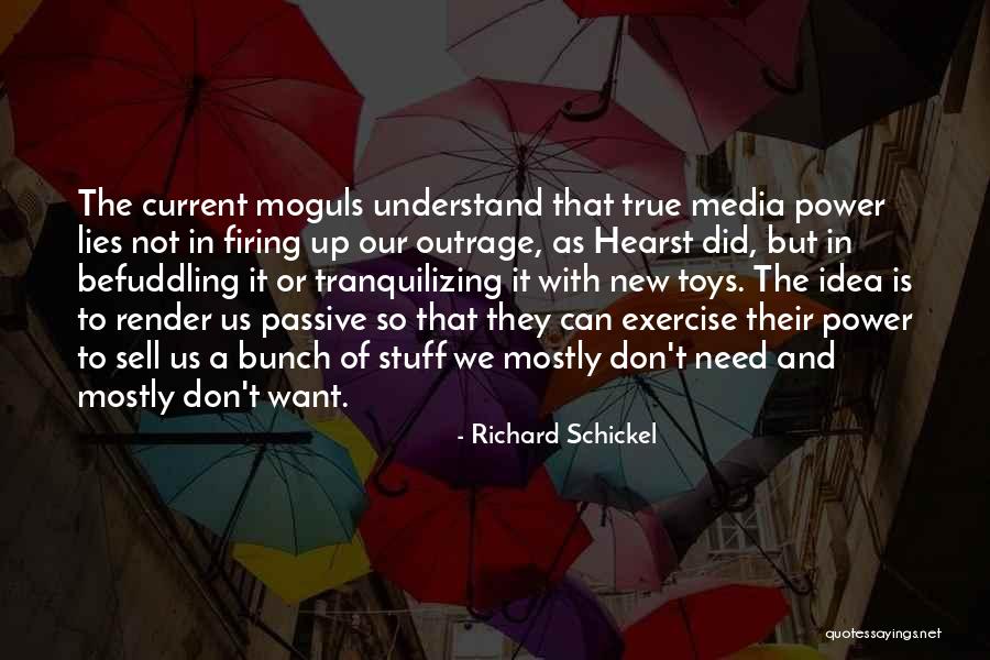 The Media Lies Quotes By Richard Schickel