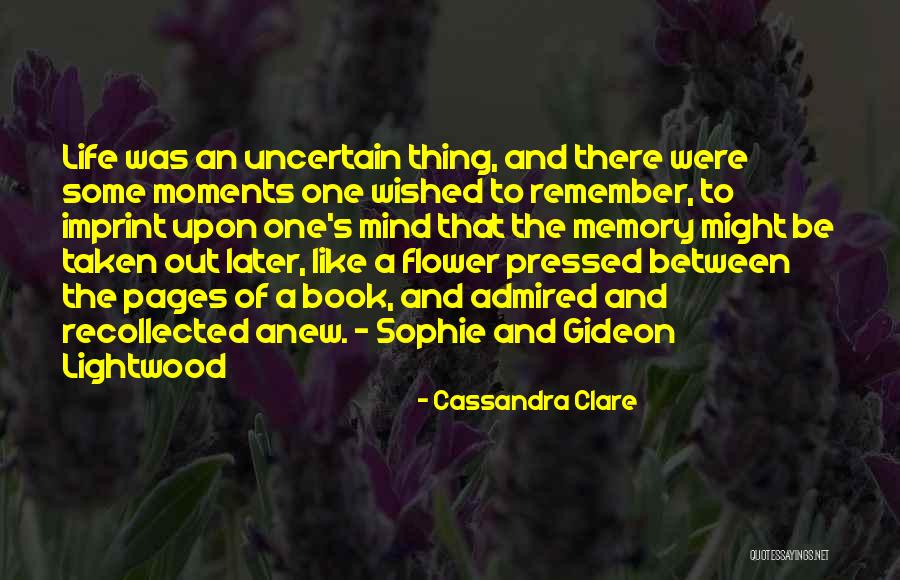 The Memory Book Quotes By Cassandra Clare The Memory Book Quotes By Cassandra Clare