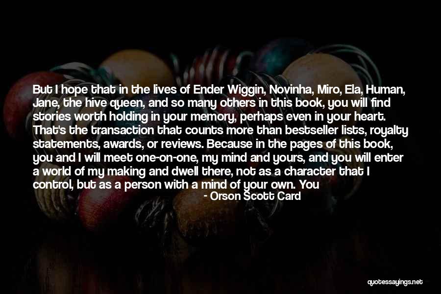 The Memory Book Quotes By Orson Scott Card The Memory Book Quotes By Orson Scott Card