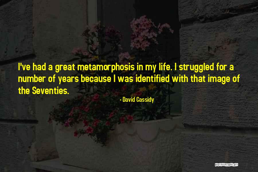 The Metamorphosis Quotes By David Cassidy The Metamorphosis Quotes By David Cassidy