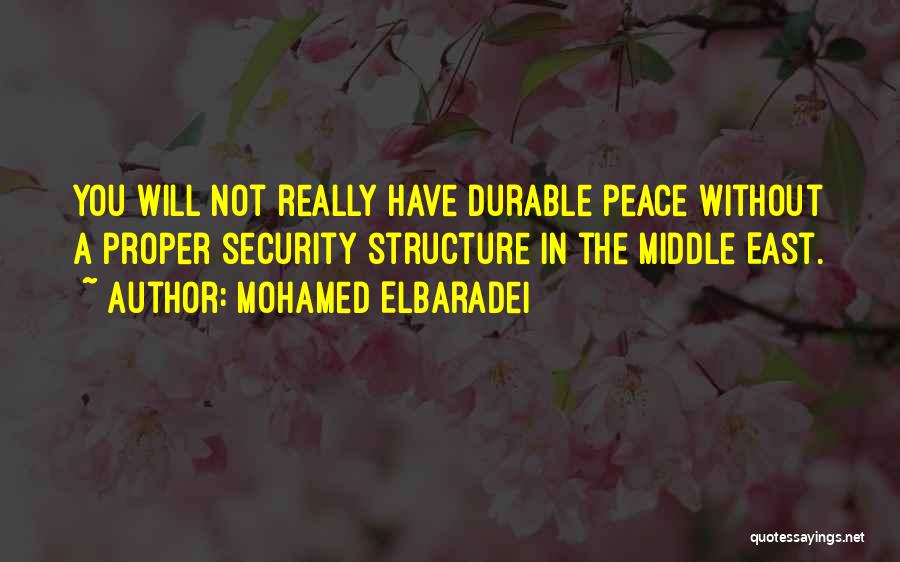 The Middle East Quotes By Mohamed ElBaradei