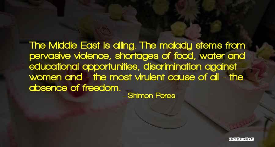 The Middle East Quotes By Shimon Peres