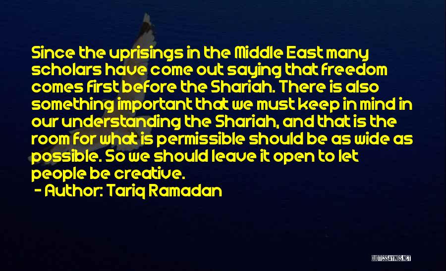 The Middle East Quotes By Tariq Ramadan