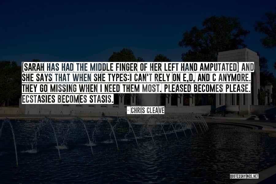 The Middle Finger Quotes By Chris Cleave