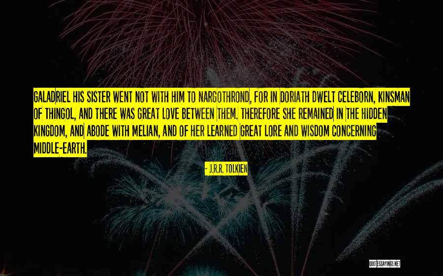 The Middle Sister Quotes By J.R.R. Tolkien The Middle Sister Quotes By J.R.R. Tolkien